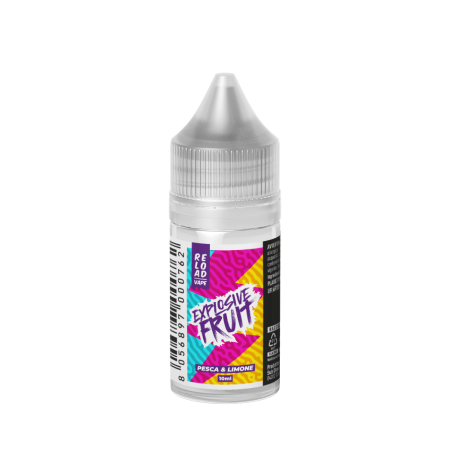 RELOAD VAPE MINI SHOT 10 + 10 EXPLOSIVE FRUIT PESCA LIMONE MINI SHOT 10 ML IN CHUBBY 30