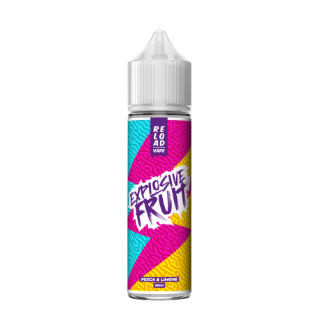 RELOAD VAPE SHOT 20 ML EXPLOSIVE FRUIT PESCA & LIMONE 20 ML IN CHUBBY 60
