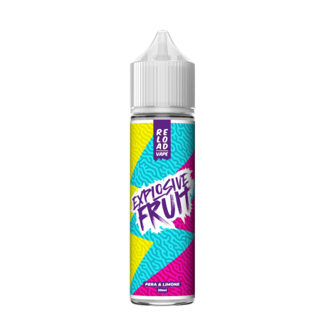 RELOAD VAPE SHOT 20 ML EXPLOSIVE FRUIT PERA E LIMONE 20 ML IN CHUBBY 60