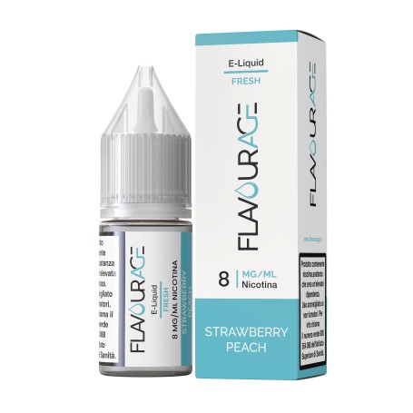 FLAVOURAGE. STRAWBERRY PEACH 10 ML TPD