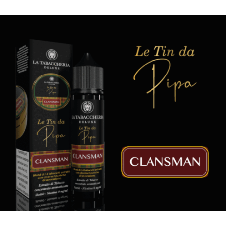 .LA TABACCHERIA LE TIN DA PIPA CLANSMAN SHOT 20 ML IN CHUBBY 60 ML