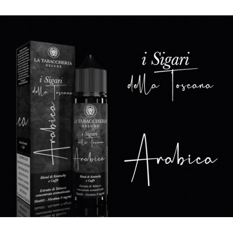 .LA TABACCHERIA SIGARO ARABICA I SIGARI DELLA TOSCANA SHOT 20 ML IN CHUBBY 60 ML