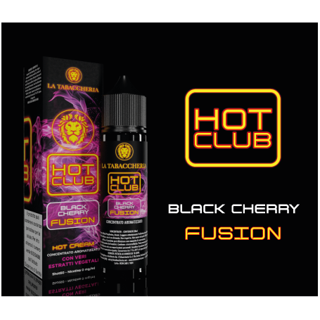.LA TABACCHERIA HOT CLUB BLACK CHERRY FUSION SHOT 20 ML IN CHUBBY 60
