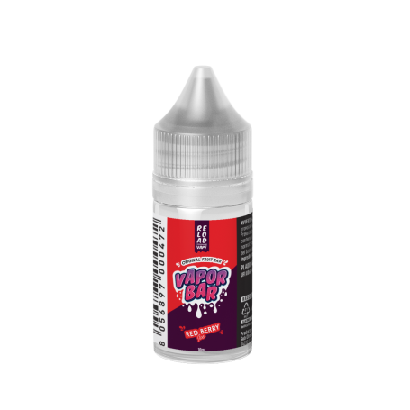 RELOAD VAPE MINI SHOT 10 + 10 VAPOR BAR RED BERRY ICE MINI SHOT 10 ML IN CHUBBY 30