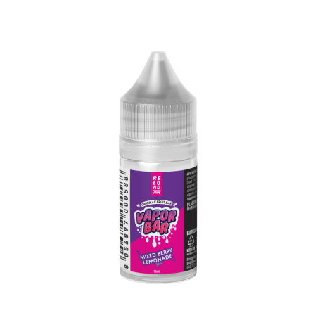RELOAD VAPE MINI SHOT 10 + 10 VAPOR BAR MIXED BERRY LEMONADE MINI SHOT 10 ML IN CHUBBY 30