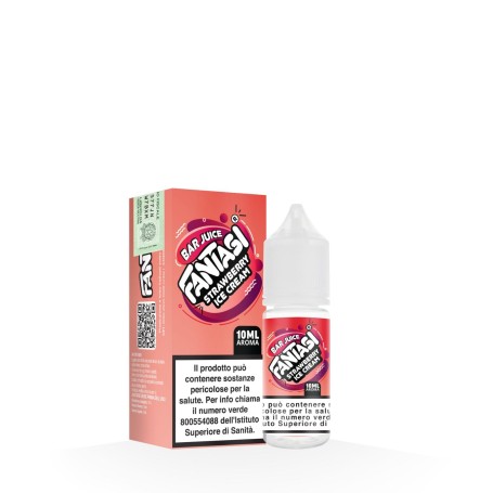 AROMI FANTASI 10 ML BAR JUICE STRAWBERRY ICE CREAM AROMA CONCENTRATO