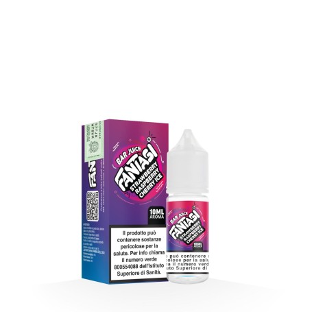 AROMI FANTASI 10 ML BAR JUICE STRAWBERRY RASPBERRY CHERRY ICE AROMA CONCENTRATO