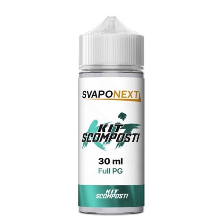 BASE SCOMPOSTA SVAPONEXT TURCHESE 50/50 SOLUZIONE 12 (30 PG) IN CHUBBY DA 120 ML