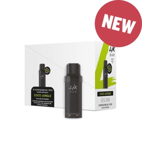 LIK BAR STILL POD PRECARICATA COCO JUNGLE 20 MG 2 ML 1 PCS