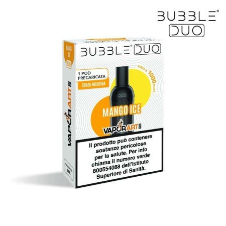 VAPORART BUBBLE DUO POD PRECARICATA MANGO ICE 1 PCS