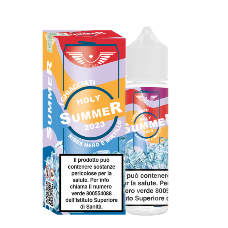 SHOT 20 + 40 HOLY VAPE SUMMER RIBES NERO E MIRTILLO 20 ML