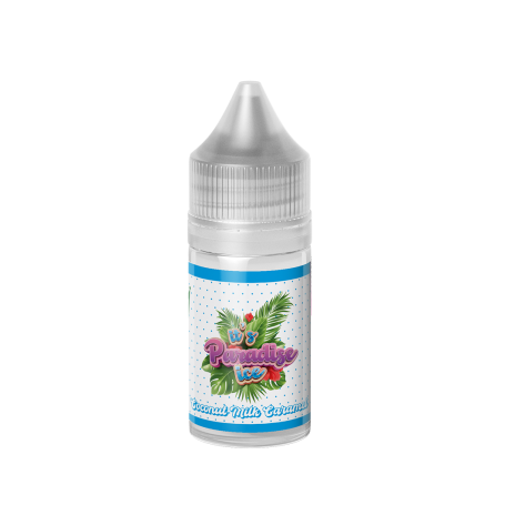 IT'S PARADISE ICE 10 + 10 COCONUT MILK E CARAMEL MINI SHOT 10 ML IN CHUBBY 30
