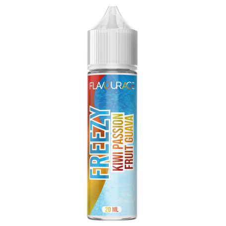 FLAVOURAGE FREEZY KIWI PASSION FRUIT GUAVA MIX&VAPE 20 ML IN CHUBBY 60