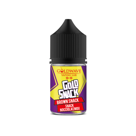 GOLDWAVE BROWN SNACK MINI SHOT 10 ML IN CHUBBY 30
