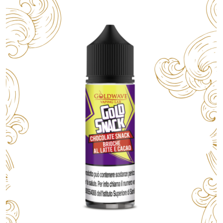 GOLDWAVE 20ML CHOCOLATE SNACK 20+ 40 SHOT 20 ML CHUBBY 60