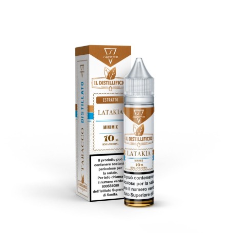DISTILLIFICIO SUPREM-E - LATAKIA 0 MG MINI SHOT 10 + 10 MIX&VAPE