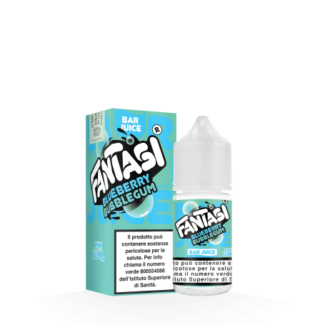 FANTASI ICE BLUEBERRY BUBBLEGUM 10 + 10 MINI SHOT 10 ML IN CHUBBY 30