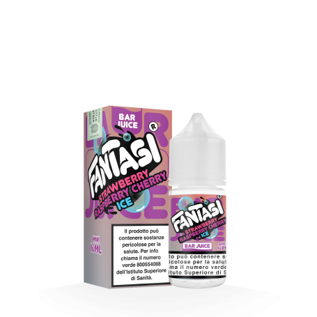 FANTASI ICE STRAWBERRY RASPBERRY CHERRY 10 + 10 MINI SHOT 10 ML IN CHUBBY 30