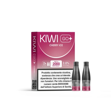 KIWI GO + PLUS CHERRY ICE 20 MG 2 ML 2 PCS