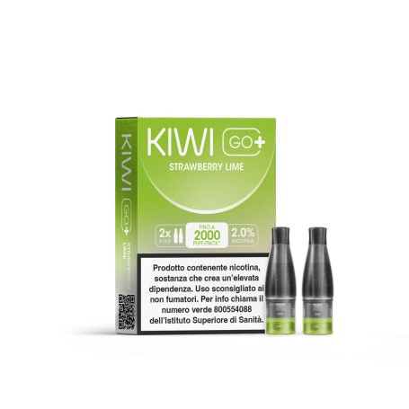 KIWI GO + PLUS STRAWBERRY LIME 20 MG 2 ML 2 PCS