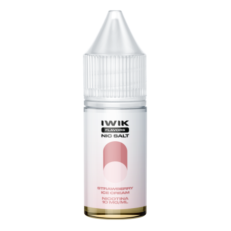 IWIK LIQUIDO PRONTO STRAWBERRY ICE CREAM NIC SALT 10 MG