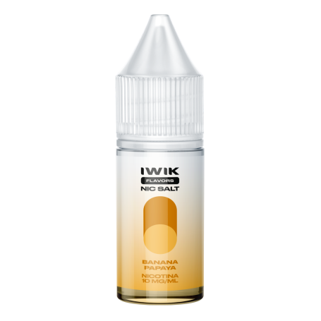 IWIK LIQUIDO PRONTO BANANA PAPAYA NIC SALT 10 MG