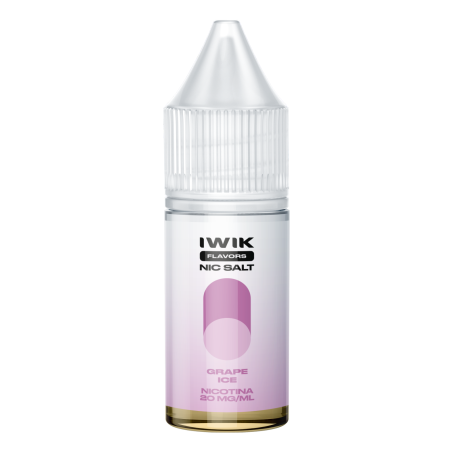 LIQUIDO PRONTO IWIK GRAPE ICE NIC SALT 20 MG