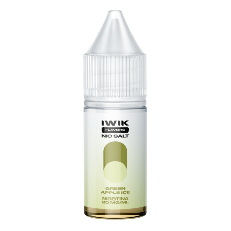 LIQUIDO PRONTO IWIK GREEN APPLE ICE NIC SALT 20 MG