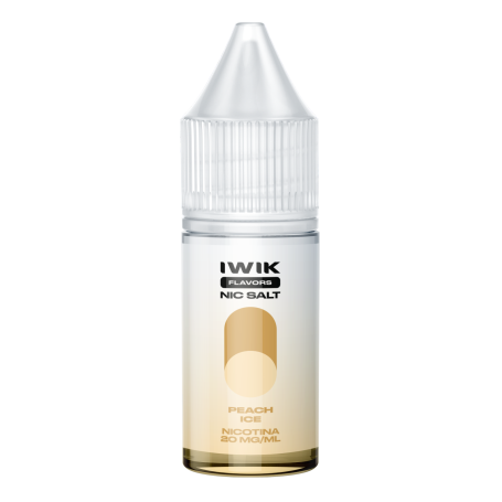 LIQUIDO PRONTO IWIK PEACH ICE NIC SALT 20 MG