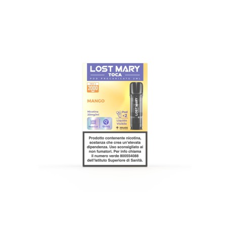 LOST MARY TOCA AIR POD MANGO 20 MG 2 ML 2 PCS