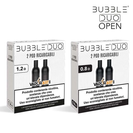VAPORART BUBBLE POD DUO VUOTE 0.8 OHM 2 PZ