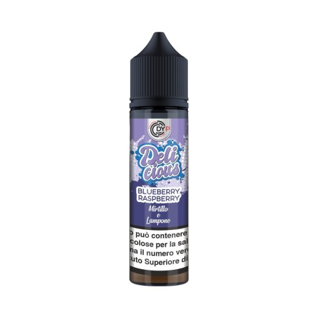 DYPSTORE SHOT 20 DELICIOUS BLUEBERRY RASPBERRY IN CHUBBY DA 60 ML