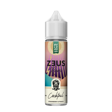RELOAD VAPE SHOT 20 ML ZEUS RUM STRAWBERRY & PEACH 20 ML IN CHUBBY 60