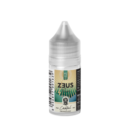 RELOAD VAPE MINI SHOT 10 + 10 ZEUS RUM LIME JUICE & SYRUP MINI SHOT 10 ML IN CHUBBY 30
