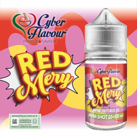 ° CYBERFLAVOUR RED MERY MIX&VAPE 10 ML IN CHUBBY 30 ML
