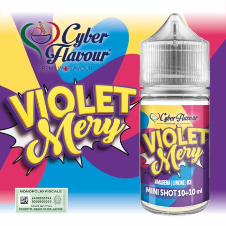 ° CYBERFLAVOUR VIOLET MERY MIX&VAPE 10 ML IN CHUBBY 30 ML