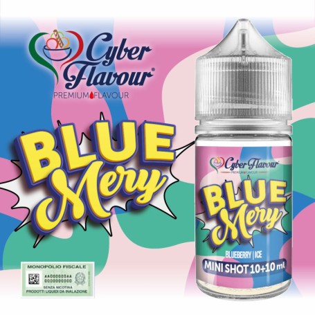 ° CYBERFLAVOUR BLUE MERY MIX&VAPE 10 ML IN CHUBBY 30 ML