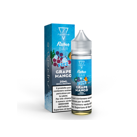AROMA SUPREM-E SHOT 20 ML IN 60 ML FIZZ GRAPE MANGO 0 MG MIX&VAPE 20 ML