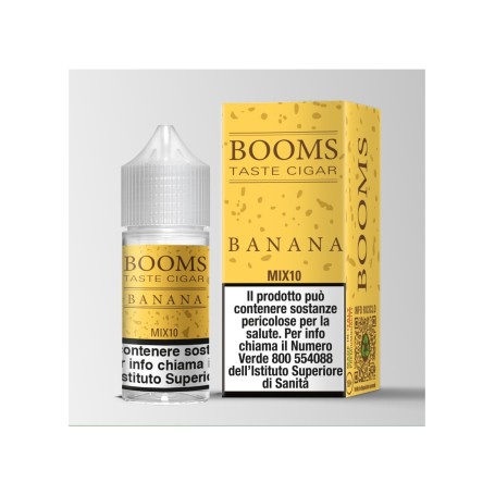 * TNT VAPE BOOMS BANANA 0 MG MIX&VAPE 10 ML IN CHUBBY 30