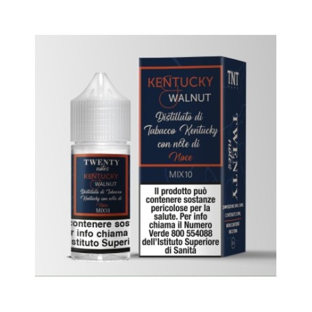 * TNT VAPE KENTUCKY WALNUT 0 MG MIX&VAPE 10 ML IN CHUBBY 30