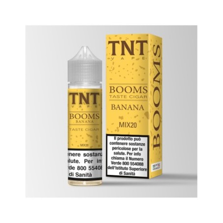 _TNT VAPE BOOMS BANANA 0 MG MIX&VAPE 20 ML IN CHUBBY 60