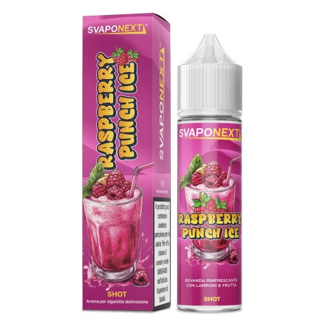 ° SVAPONEXT RASPBERRY PUNCH ICE 0 MG MIX&VAPE 20 ML IN CHUBBY 60