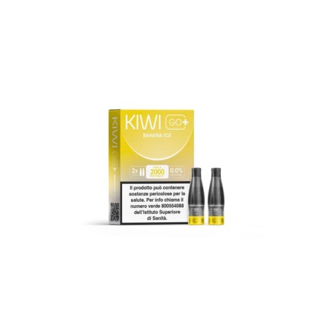 GO PLUS POD - BANANA ICE - 10 MG/ML - KIWI VAPOR - TPD IT