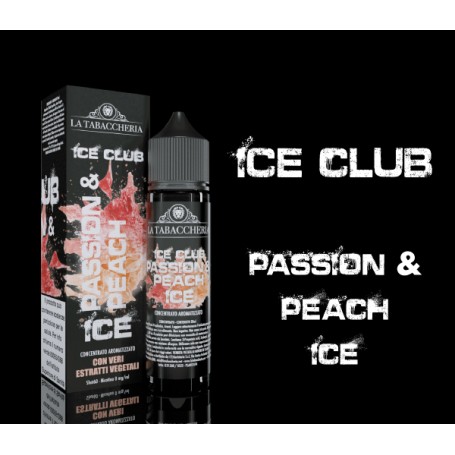 .LA TABACCHERIA. ICE CLUB PASSION & PEACH ICE SHOT 20 ML CHUBBY 60
