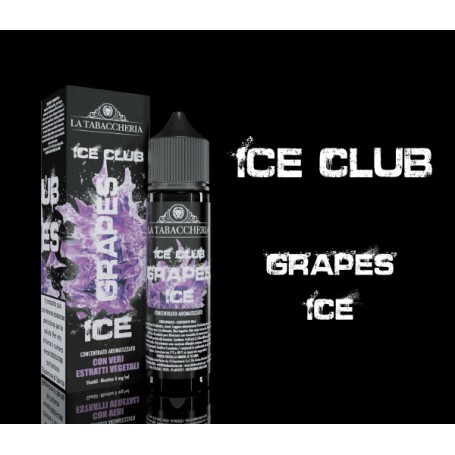.LA TABACCHERIA. ICE CLUB GRAPES ICE SHOT 20 ML CHUBBY 60