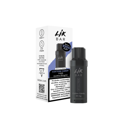 LIK BAR 1PZ STILL POD COTTON CANDY 10MG