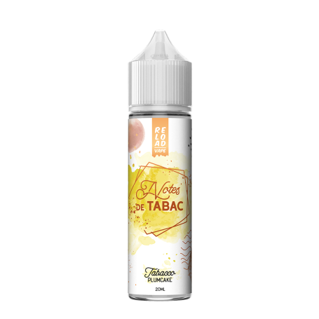 RELOAD VAPE SHOT 20 ML TABACCO PLUMCAKE 20 ML IN CHUBBY 60
