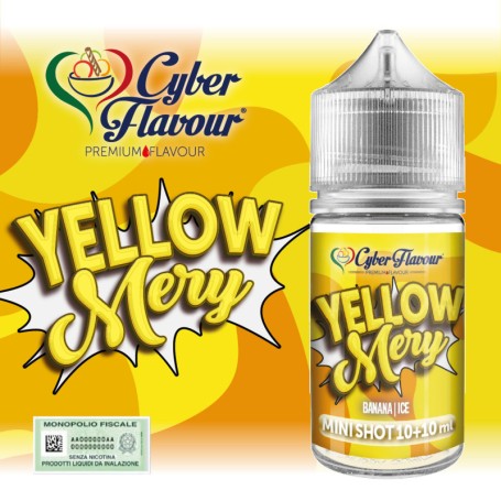 ° CYBERFLAVOUR YELLOW MERY MIX&VAPE 10 ML IN CHUBBY 30 ML