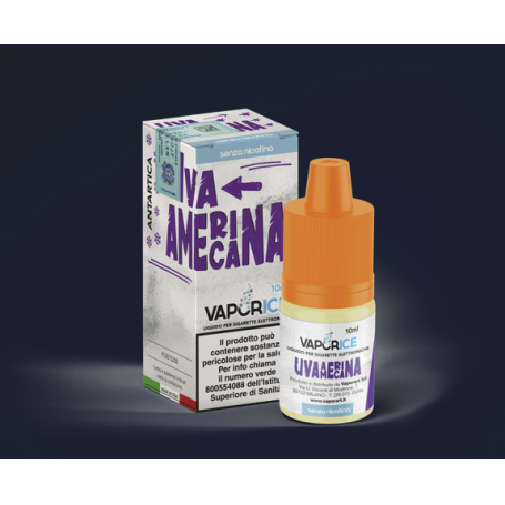 NIC SALT VAPORART UVA AMERICANA 10 ML TPD.