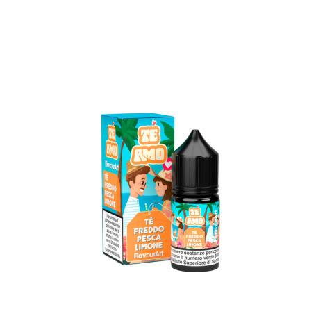 MINI SHOT FLAVOURART 10 + 10 TE' FREDDO PESCA LIMONE TE AMO